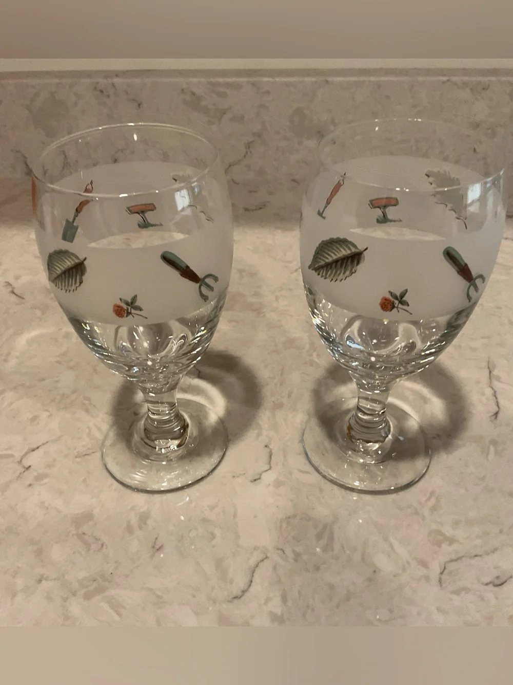 Pfaltzgraff Naturewood Goblets, Set of 2